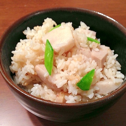 ホックホクの里芋炊き込みご飯☆